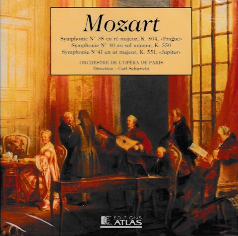 CD  Mozart   Symphonie N�38, Symphonie N�40, Symphonie N� 41 9 Antony (92)
