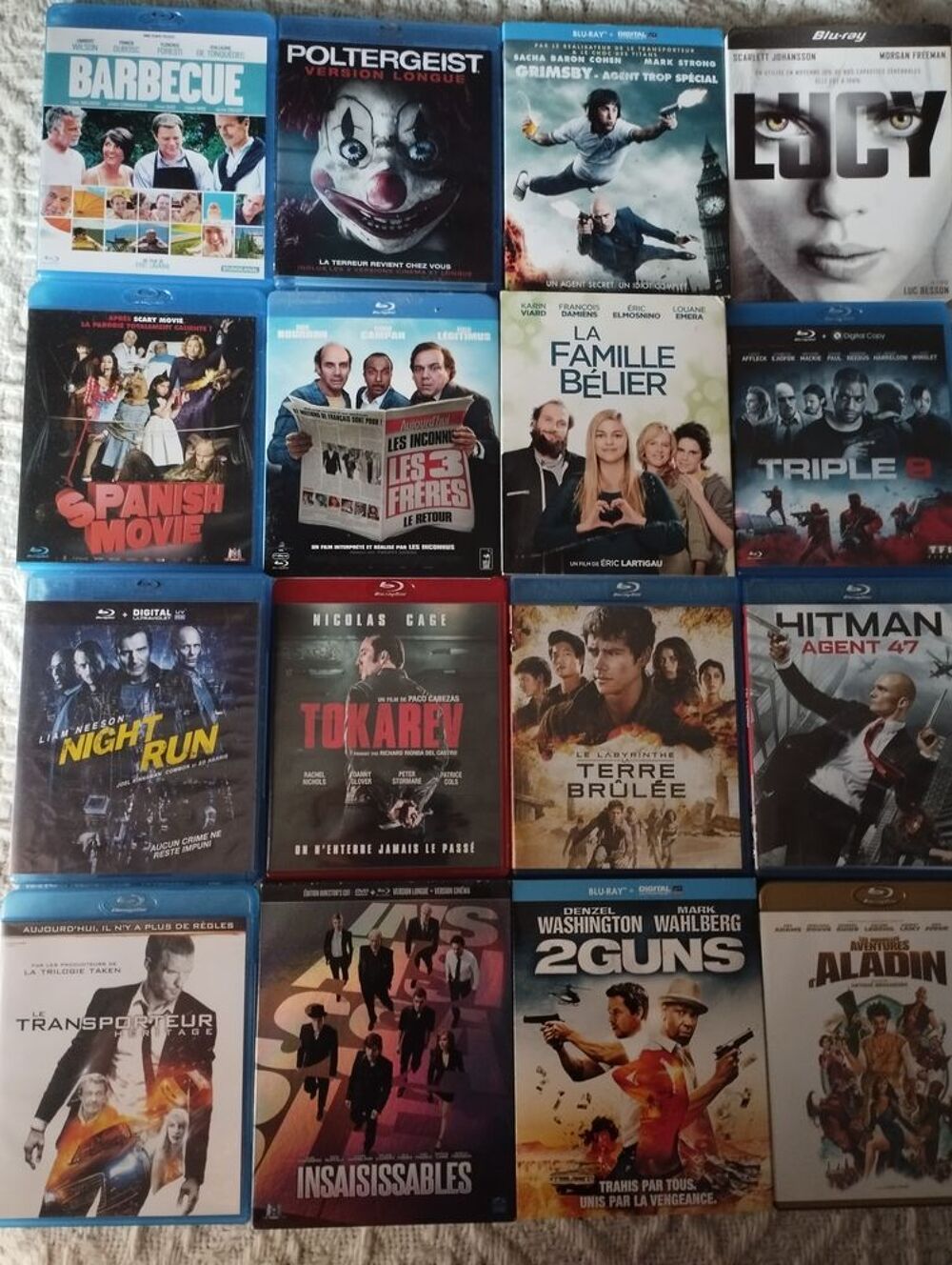 blu-ray DVD et blu-ray