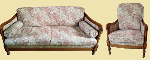 Lot Canapé convertible 3 places et 1 Fauteuil 200 Deuil-la-Barre (95)