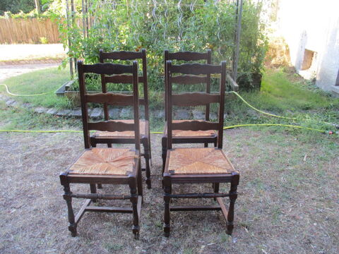 4 chaises paillées 20 Joué-lès-Tours (37)