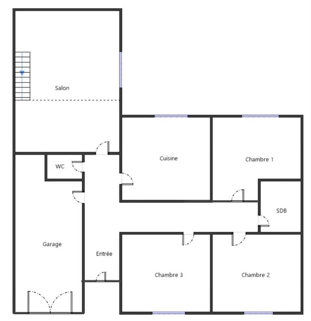 Vente Maison Maison plain-pied 94 m², 4 chambres possibles Saint-orens-de-gameville