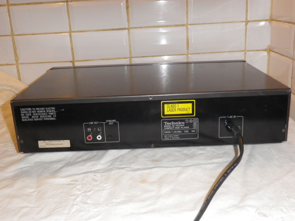 Lecteur cd audio technics compact disc player SL-PG200A sans Audio et hifi