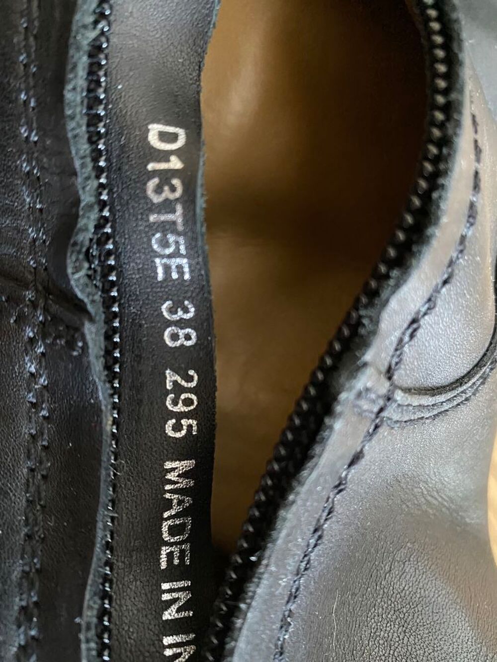 Bottes hautes noires Geox Taille : 38 Chaussures