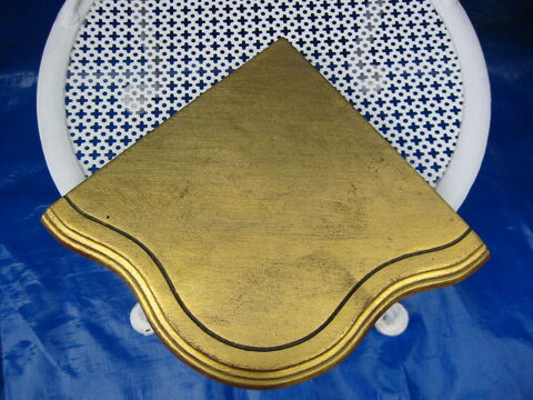 Paire de Tablettes d'Angle en Bois 200 Saint-Maximin (60)