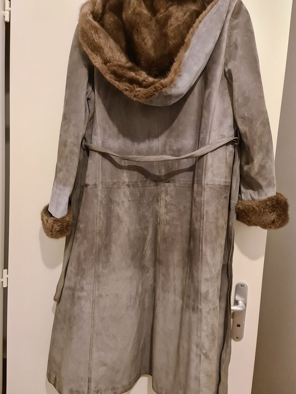 manteau fourrure long beltrami Vêtements