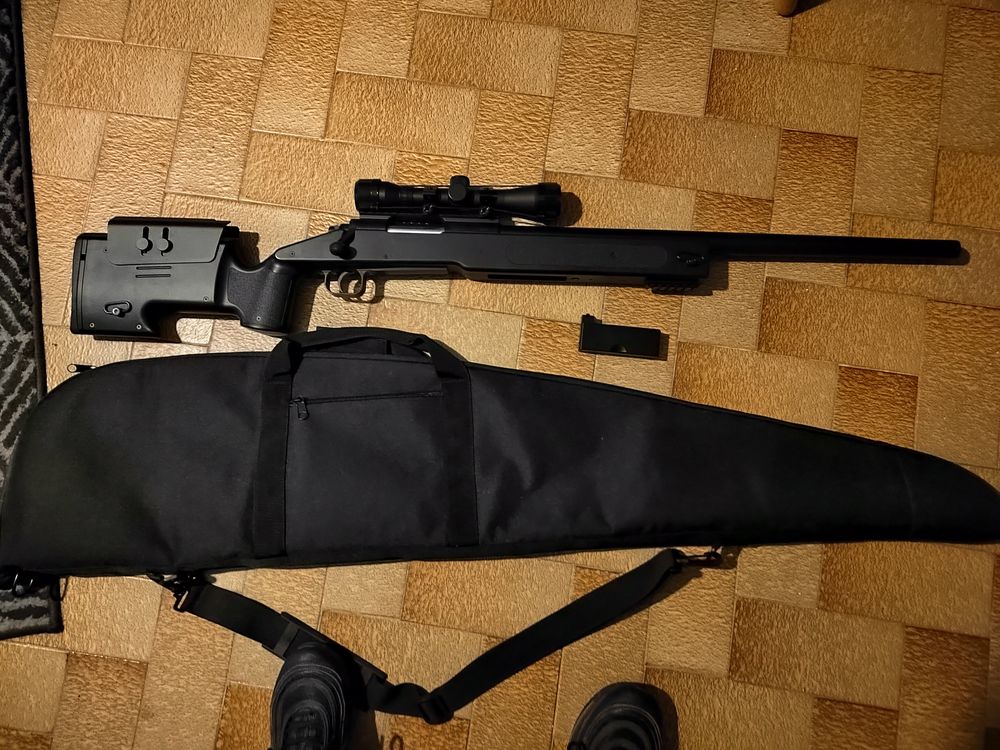 Airsoft SNIPER M62 SPRING NOIR HOP UP 1.6 JOULE DOUBLE EAGLE Sports
