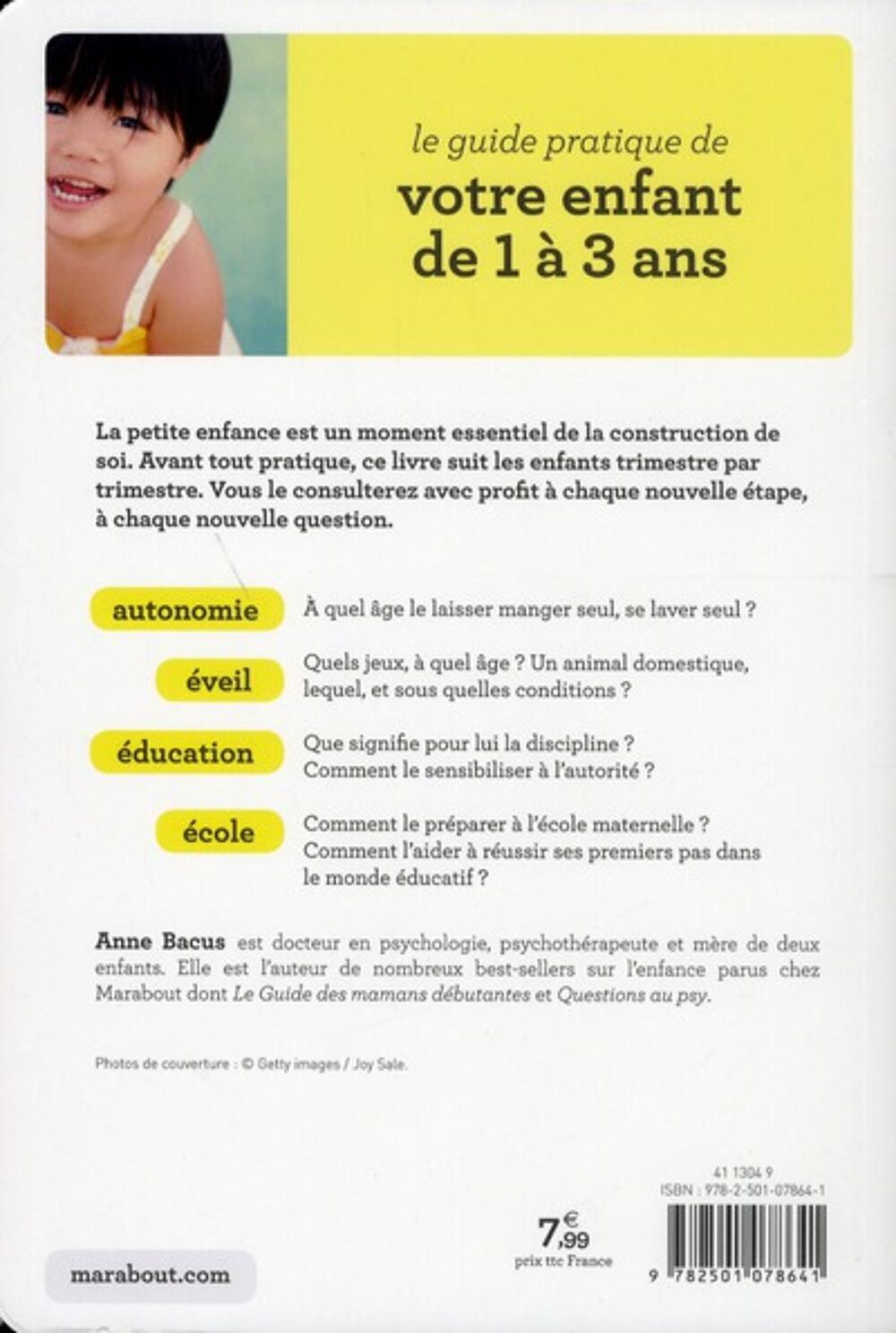 Le guide de votre enfant de 1 &agrave; 3 ans Livres et BD