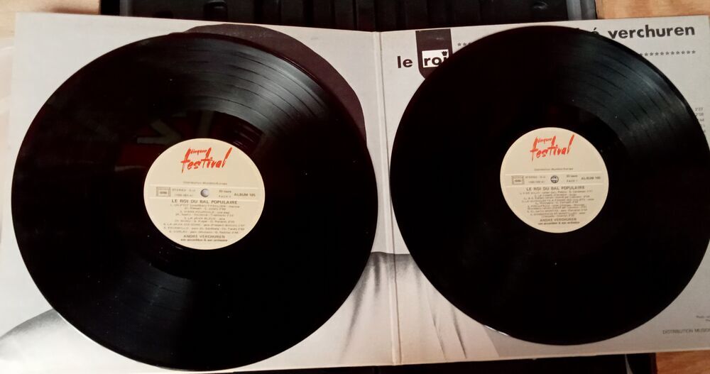 ANDRE VERCHUREB / 10 X DISQUES VYNIL 33 TOURS CD et vinyles