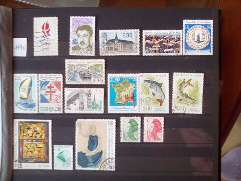 Timbres France 1990 , 1991 1 Bersée (59)
