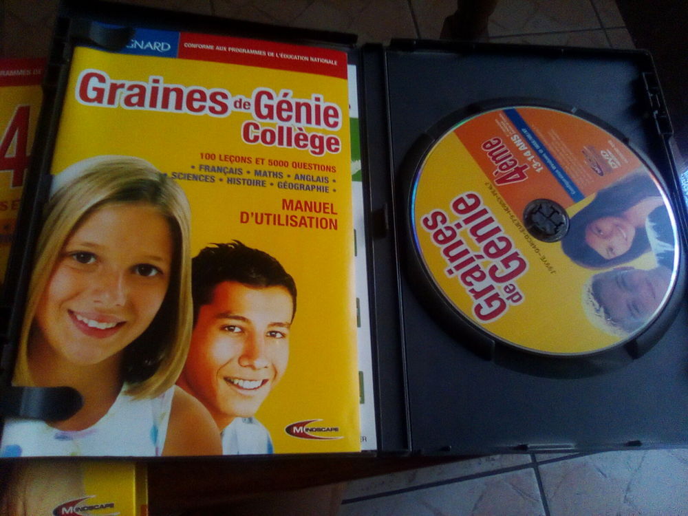 CD graine de Genis pour les 13 14 ans niveau 4 eme CD et vinyles