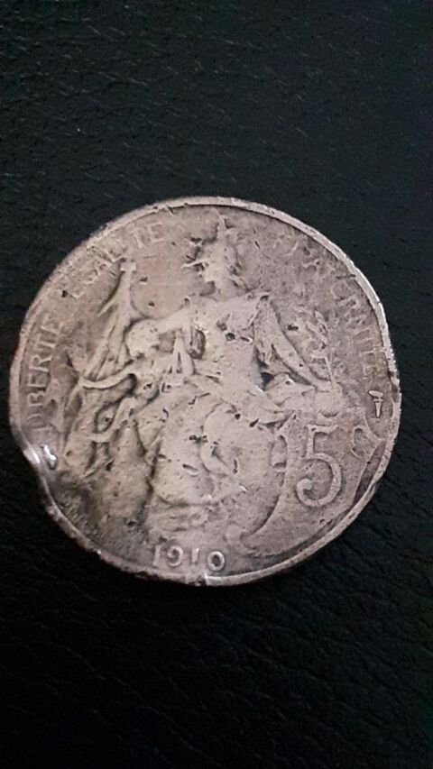 pice 5 centimes 1910 25 Montcarra (38)