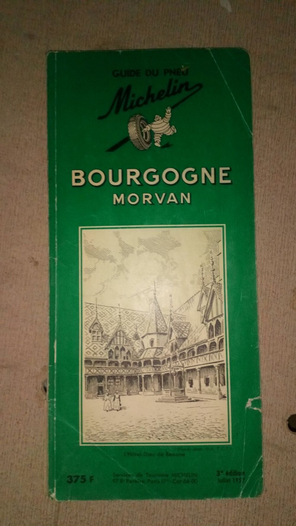 Guide Michelin Bourgogne Morvan 1951 Livres et BD