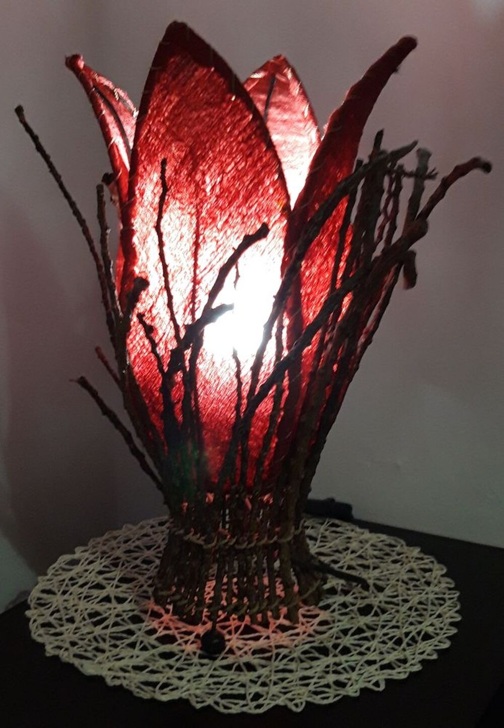 Jolie Lampe D&eacute;coration Style Asiatique Décoration