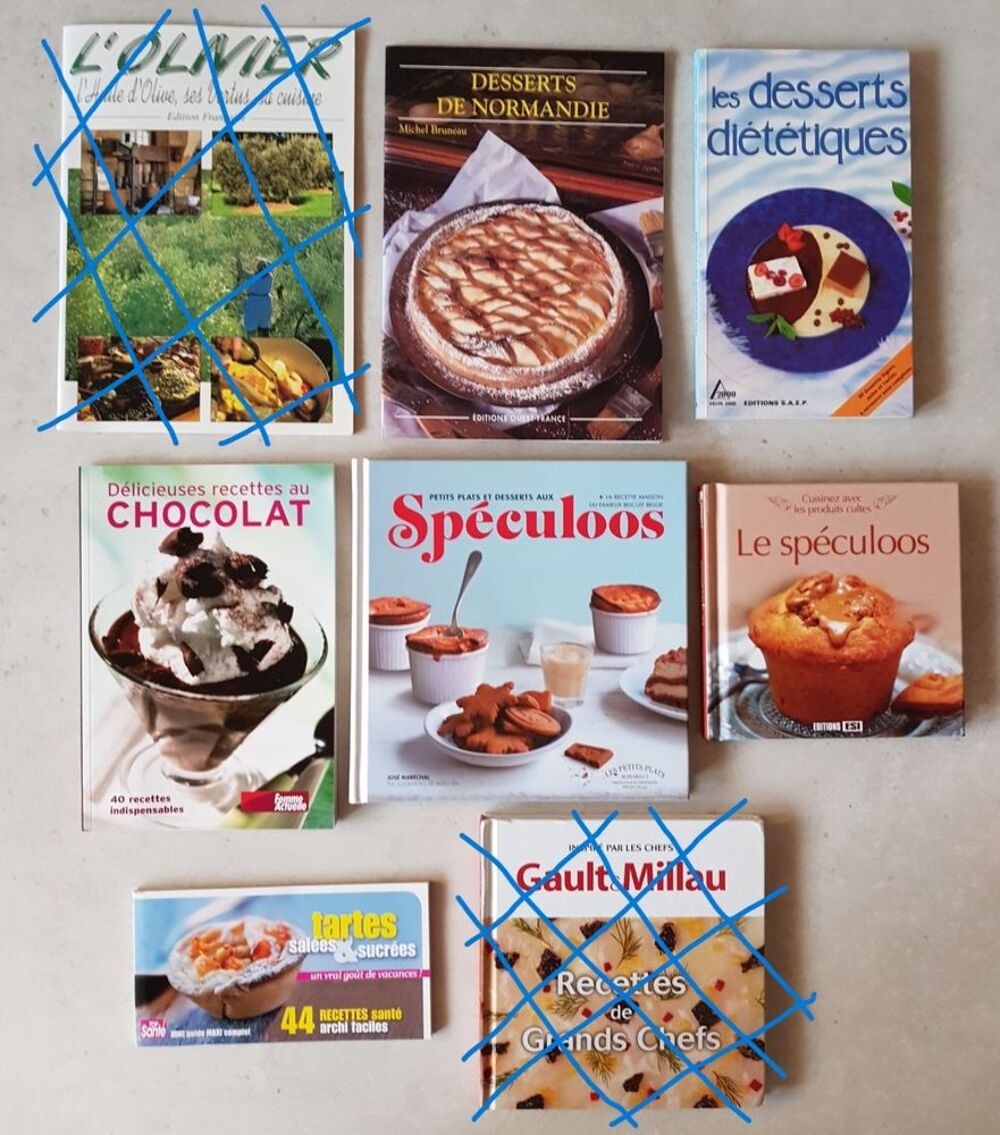 6 LIVRES de CUISINE Livres et BD