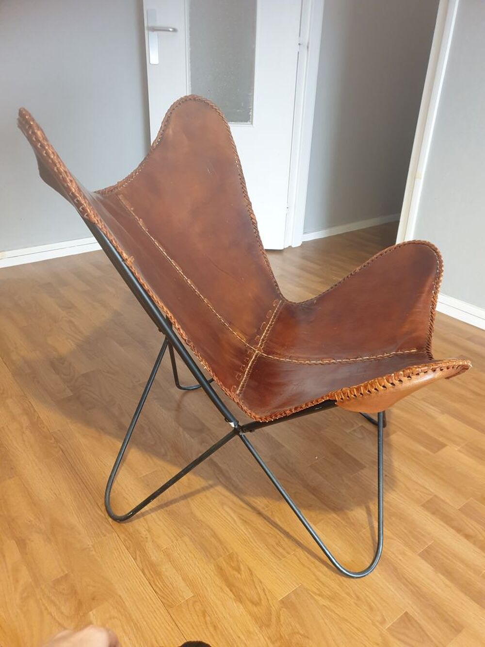 Fauteuil Sling Vintage Cuir Meubles