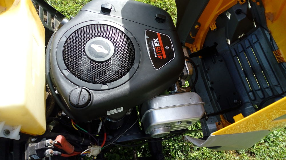 tracteur tondeuse avec ramassage moteur NEUF Jardin