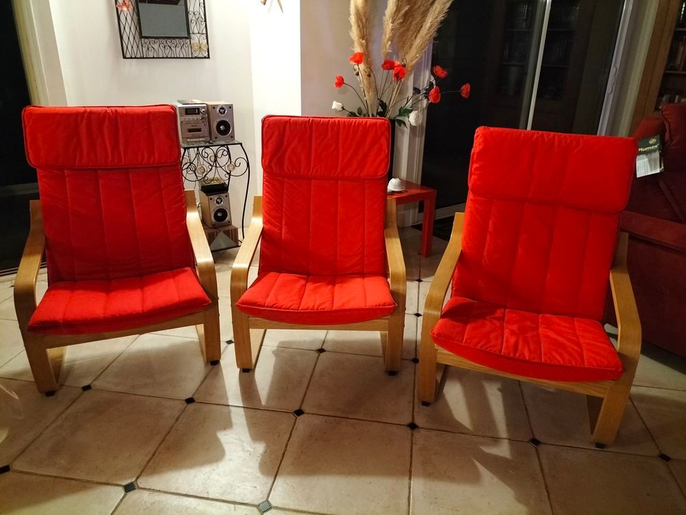 Fauteuil bois tissu Meubles