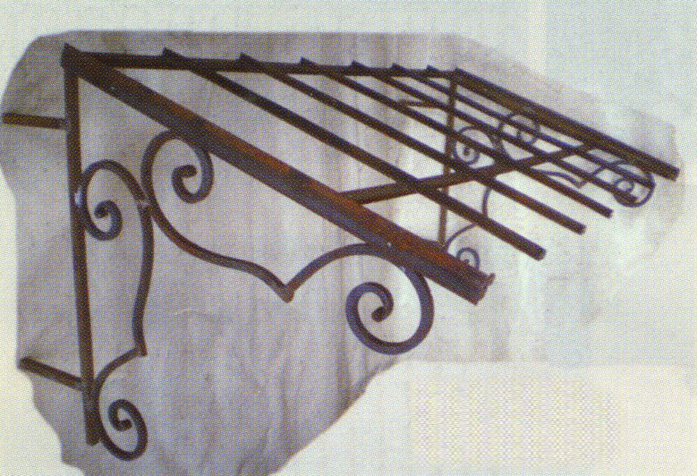Marquise en fer Décoration