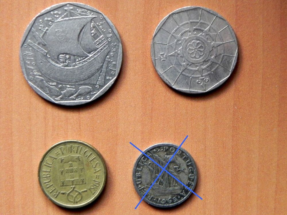 Monnaie Portugaise de -1987 - 1988 - Lot de 43pi&egrave;ces 