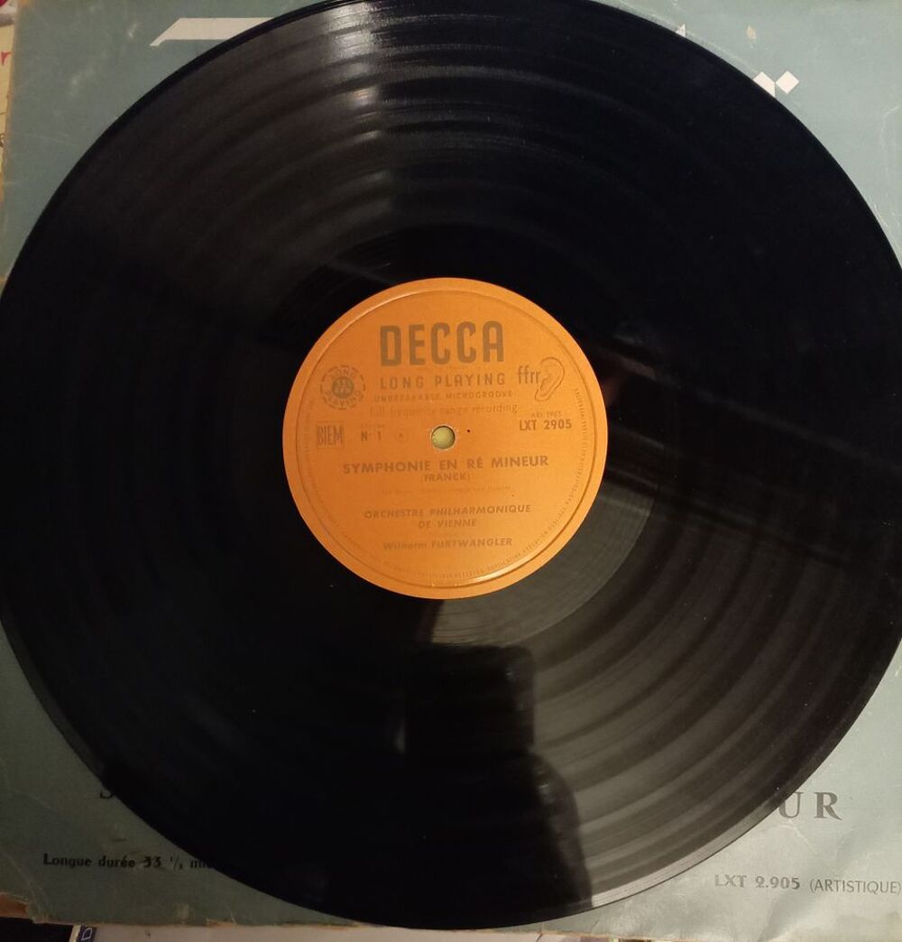 CESAR FRANCK / SYMPHONIE RE MINEUR/ WILHEIM FURTWANGLER / 3I CD et vinyles