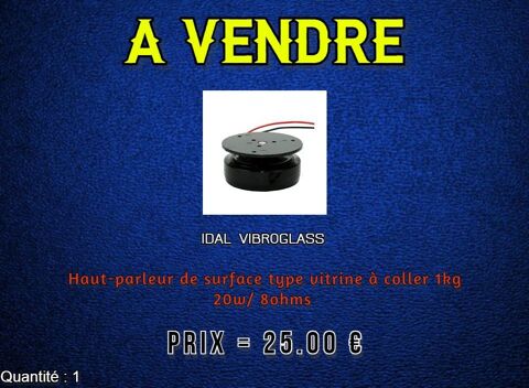 VIBROGLASS 25 Paris 20 (75)