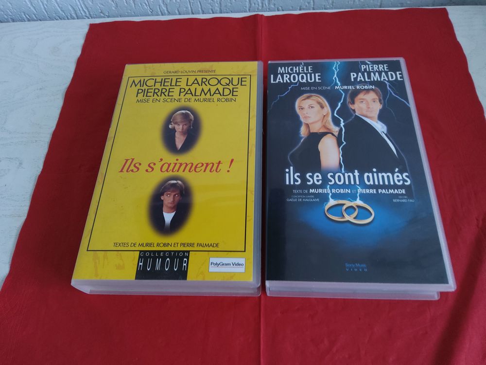 K7 VHS PALMADE/LAROQUE "ILS S'AIMENT" et "ILS SE SONT AIMES" Audio et hifi