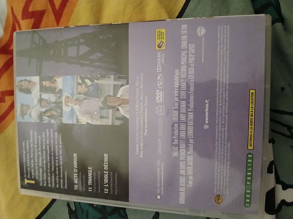 DVD SERIE TV DALLAS
SAISON 2
EPISODES 10 A 12
DVD et blu-ray