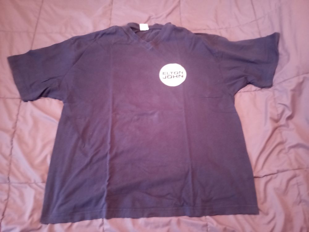 Tee shirt collector concert Elton john Vêtements