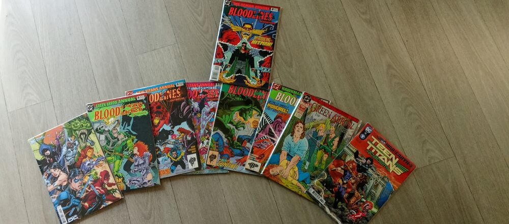 Lot 9 comics us en vo cot&eacute;s et neufs et prot&eacute;g&eacute;s Livres et BD