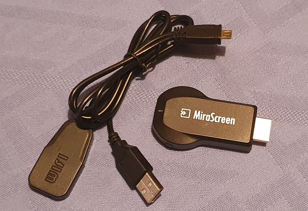 Dongle WiFi HDMI MiraScreen Photos/Video/TV