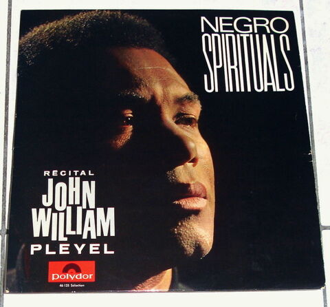 JOHN WILLIAM -33t R�CITAL PLEYEL - NEGRO SPIRITUALS - BIEM 6 Tourcoing (59)