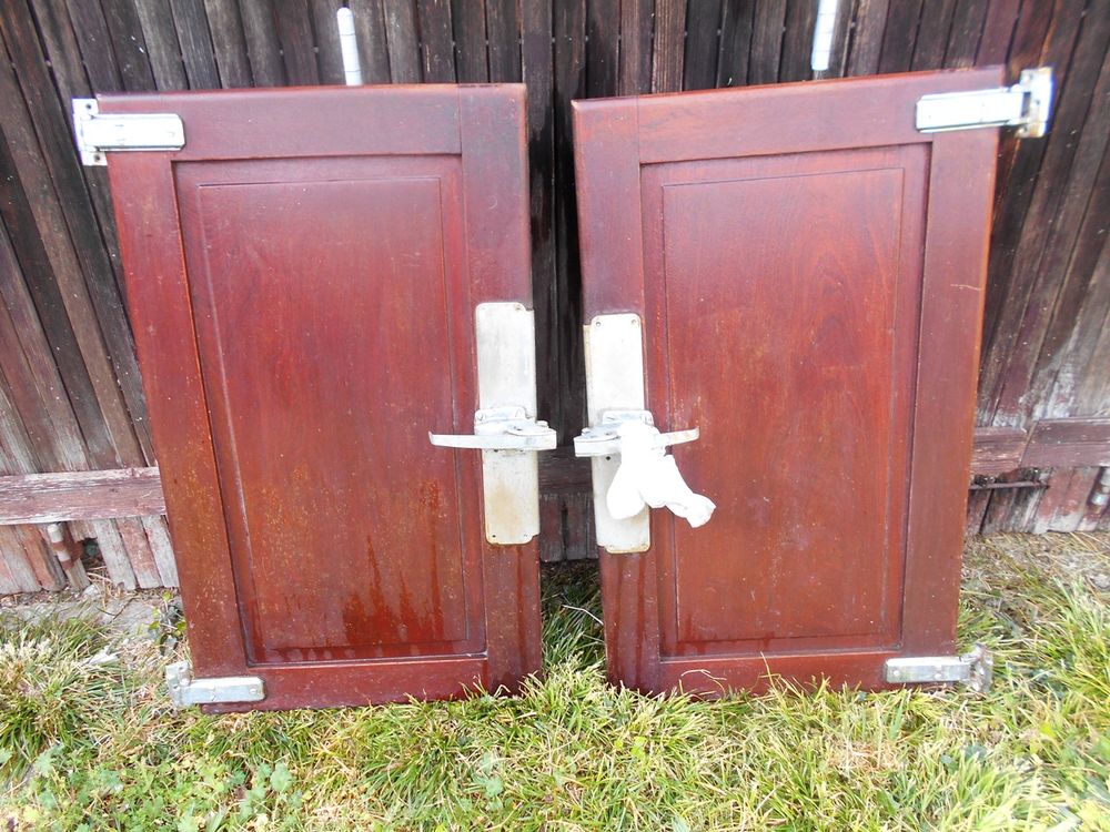 Porte frigo en bois vintage (l'unit&eacute;) Meubles