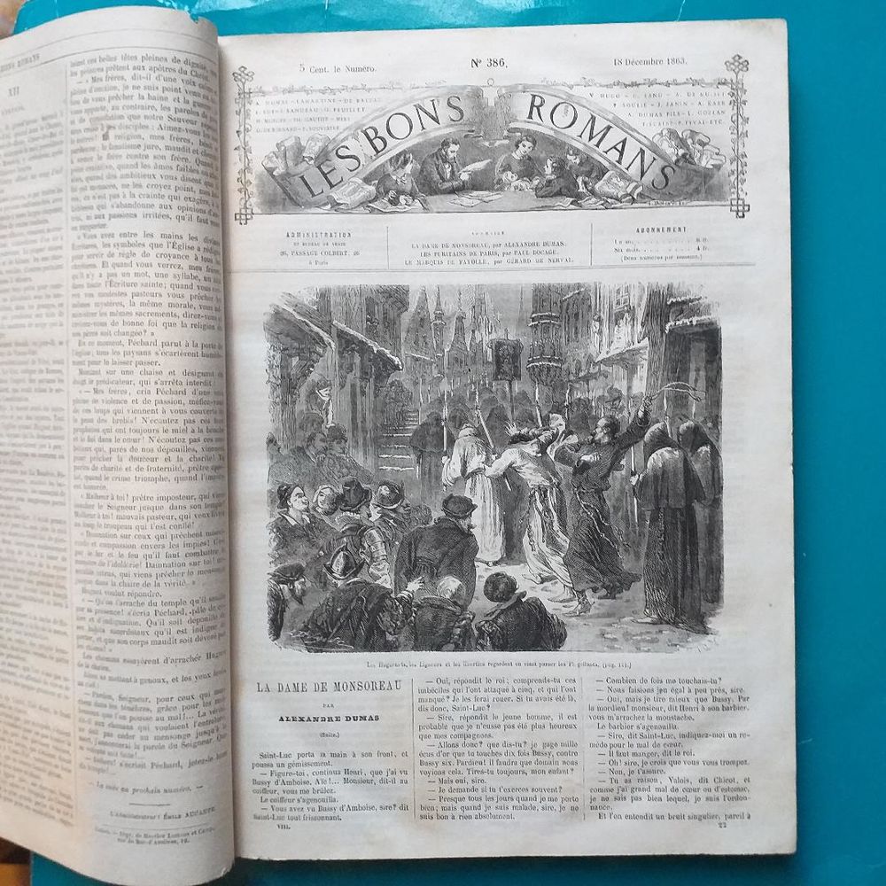 LES BONS ROMANS 1863-1864 du n&deg; 382 au n&deg; 436 Livres et BD