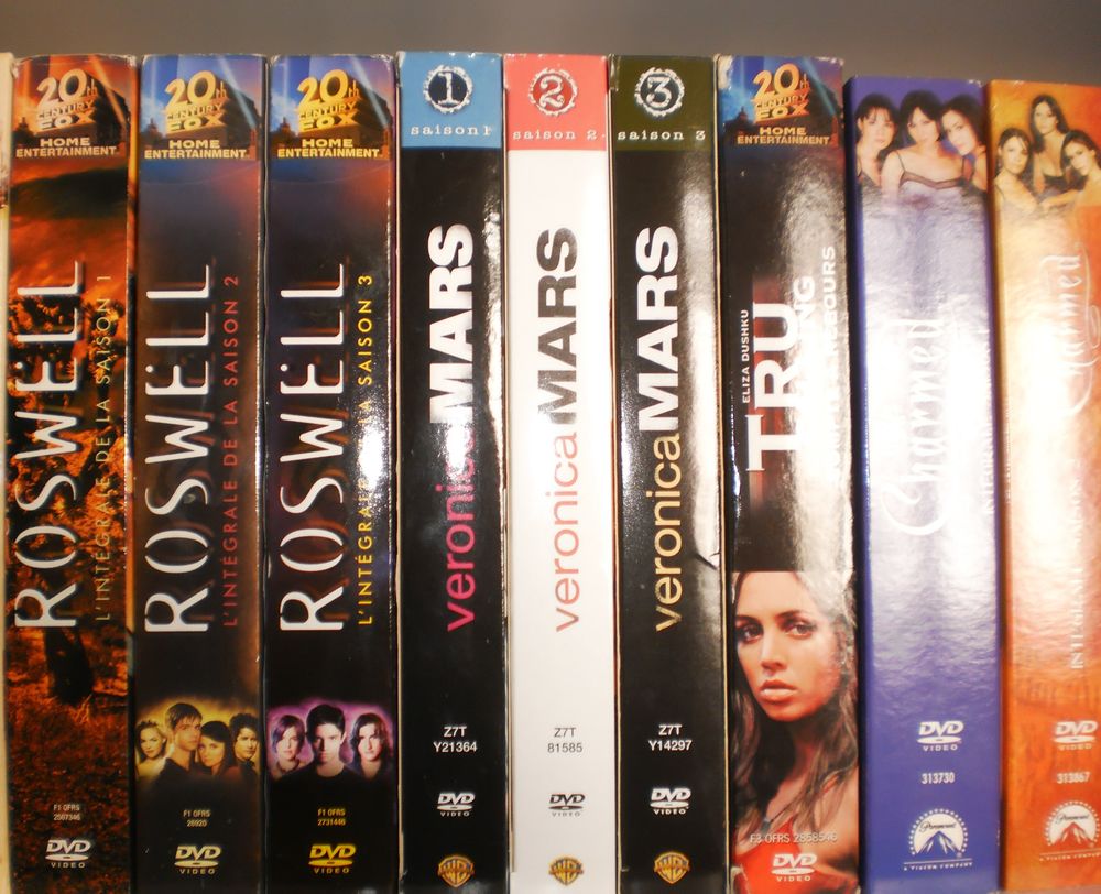 Divers s&eacute;ries ann&eacute;es 70, 80, 90 DVD et blu-ray