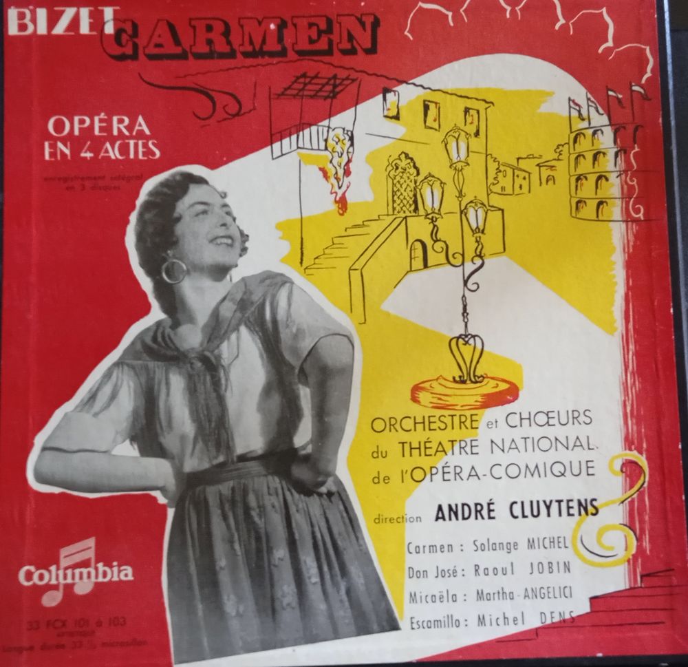 CARMEN de BIZET CD et vinyles
