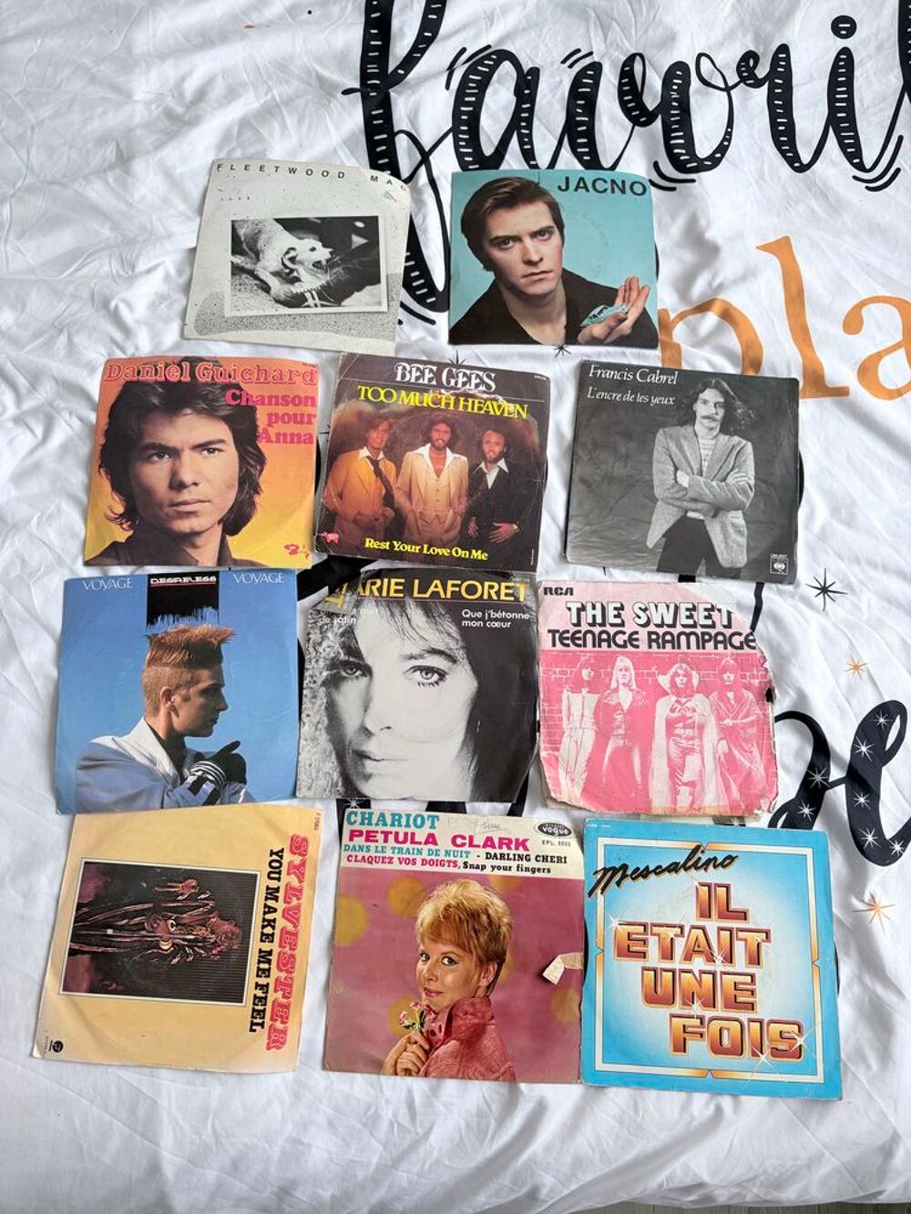 lots de 103 vinyles CD et vinyles