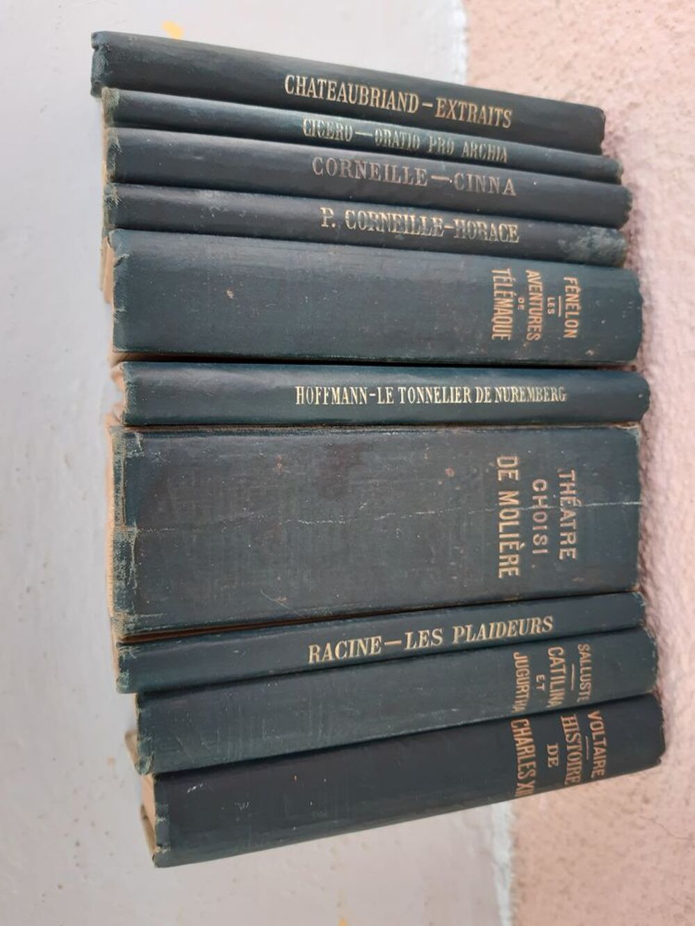 Collection Livres 1900 VOLTAIRE, SALLUSTRE, MOLIERE , etc... Livres et BD