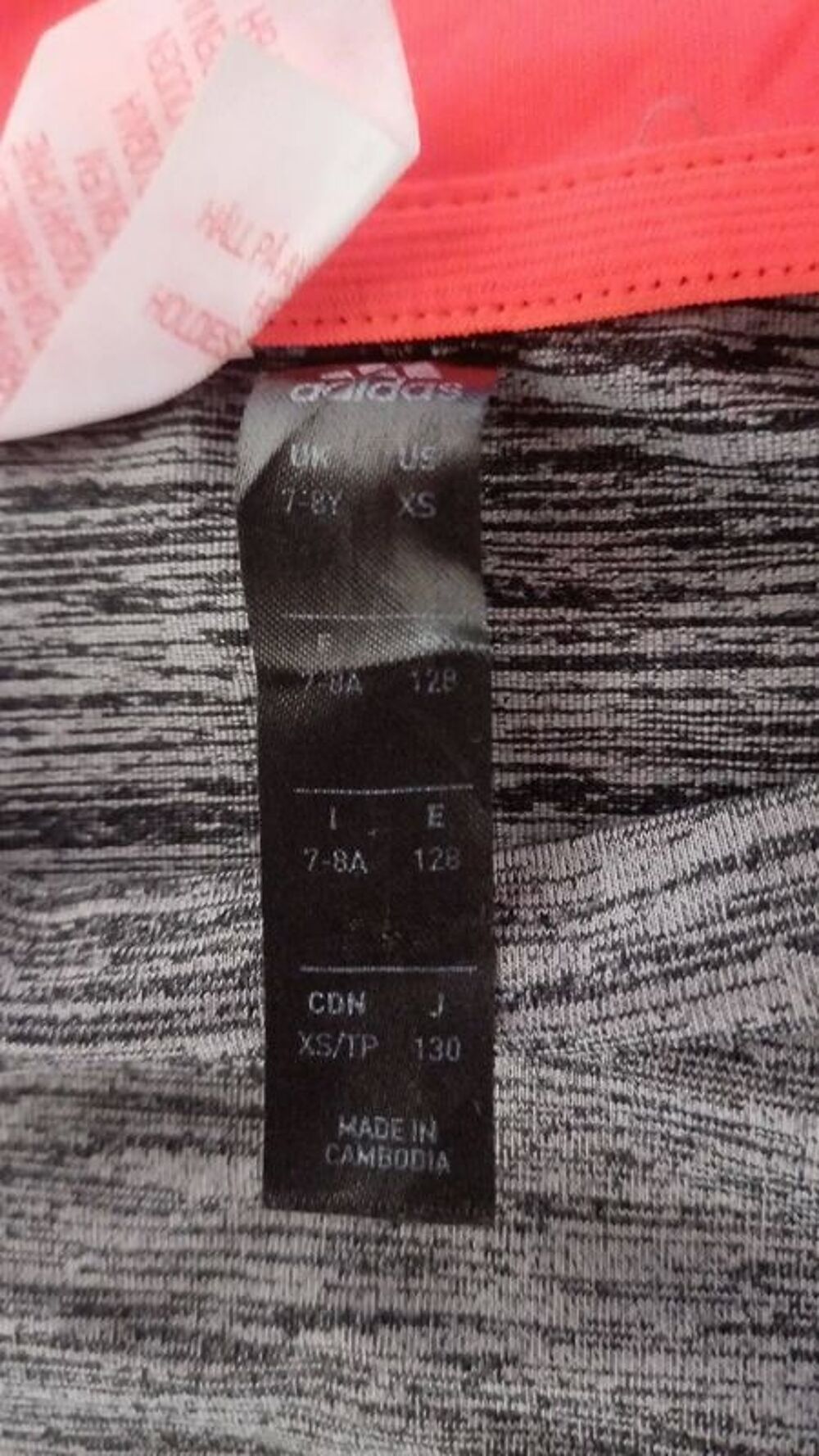 Tee-shirt Adidas Pr&eacute;dator n&deg;9 7/8 ans Vêtements enfants