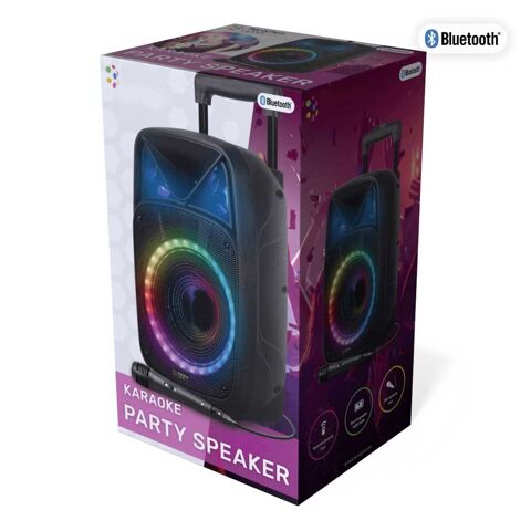 Enceinte Karaoké Bluetooth LED 25 W Ambiance Fête Mémorable 59 Paris 1 (75)