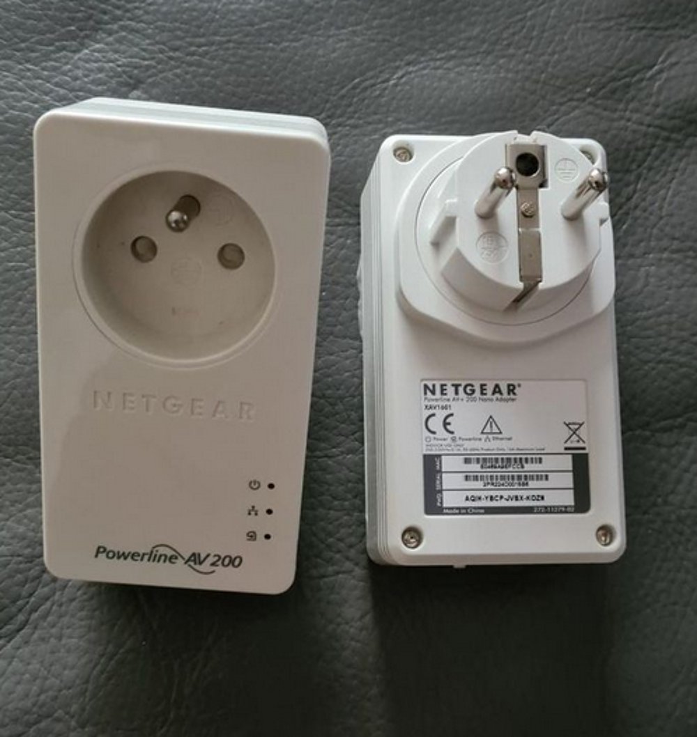 2 CPL 200 1 PORT SUR CHAQUE NETGEAR Audio et hifi
