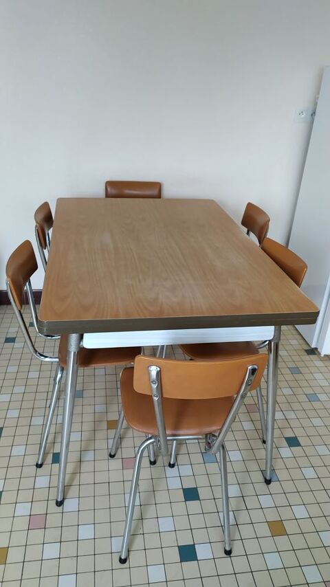 Table formica+ 6 chaises 40 Laign (53)