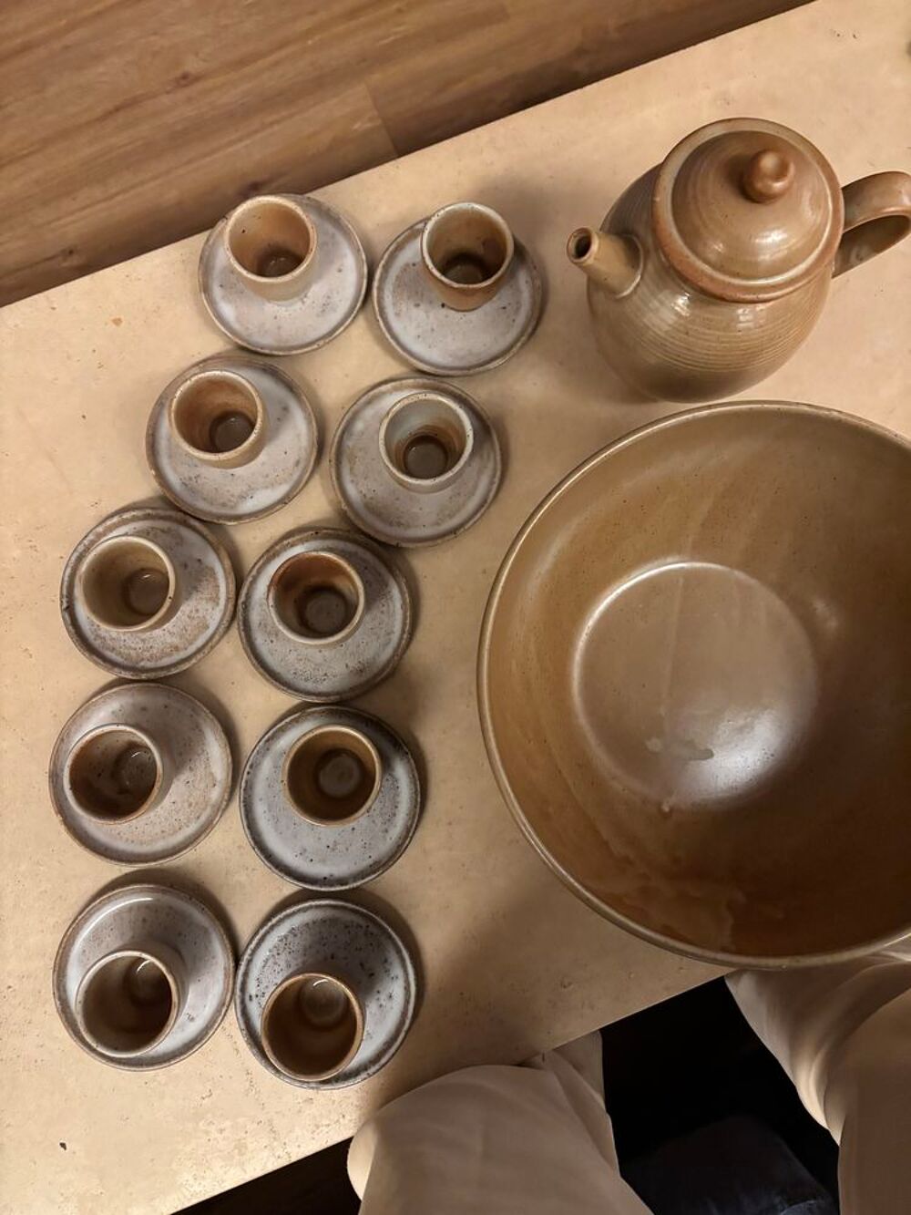 SERVICE COMPLET A PUNCH 10 TASSES SUR SOUCOUPES PICHET Cuisine