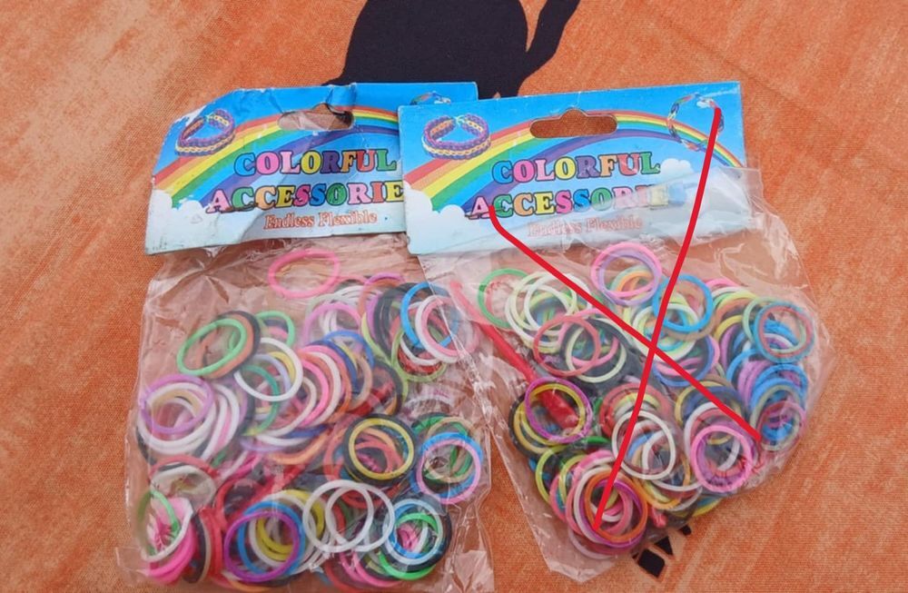 Lot n&deg;2 pour Fabriquer Bracelets Elastiques avec Clips, Etc. Jeux / jouets