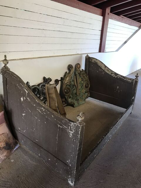 Lit ancien pouvant faire canap 100 Arcangues (64)