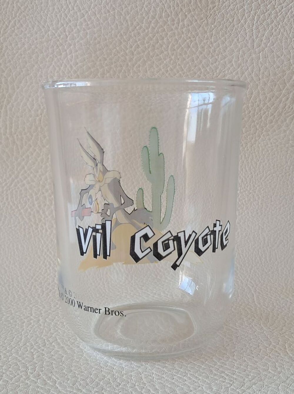 verre moutarde dessin anim&eacute; 
vil coyote warner bros bip bip 