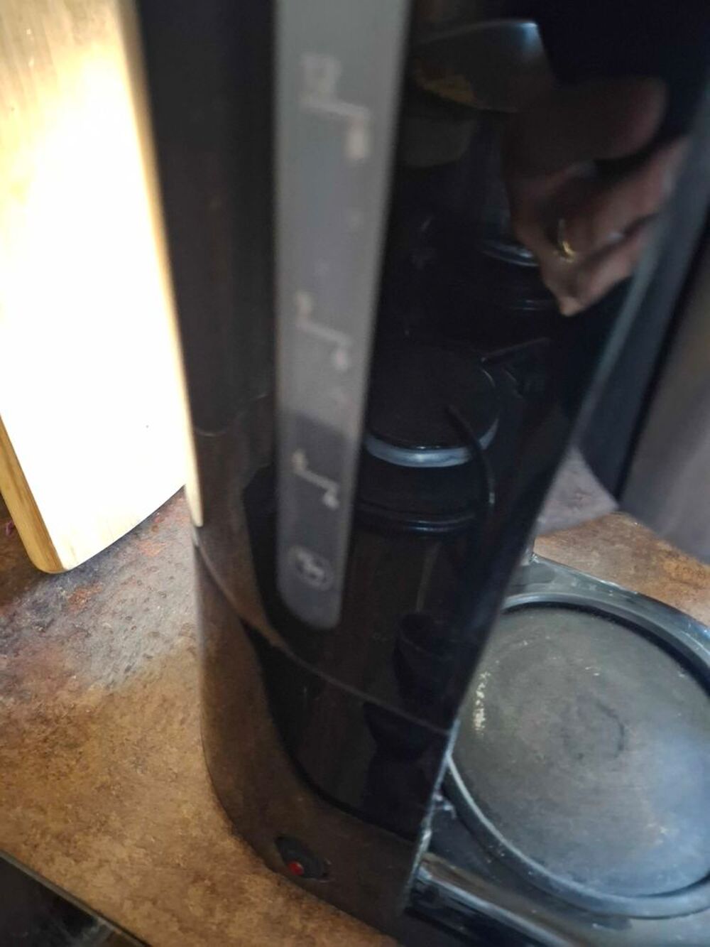 cafeti&egrave;re filtre inox et noir tefal Electroménager