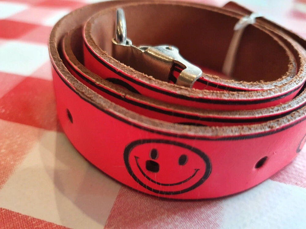 ceinture smiley - rose fluo Bijoux et montres