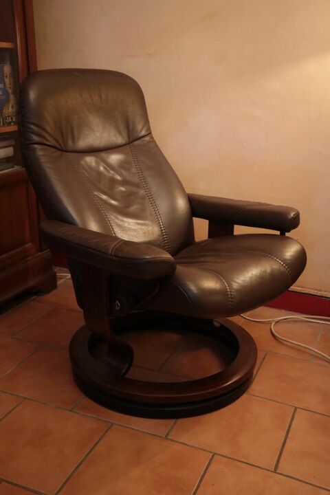 Fauteuil cuir relax Stressless 390 Tullins (38)
