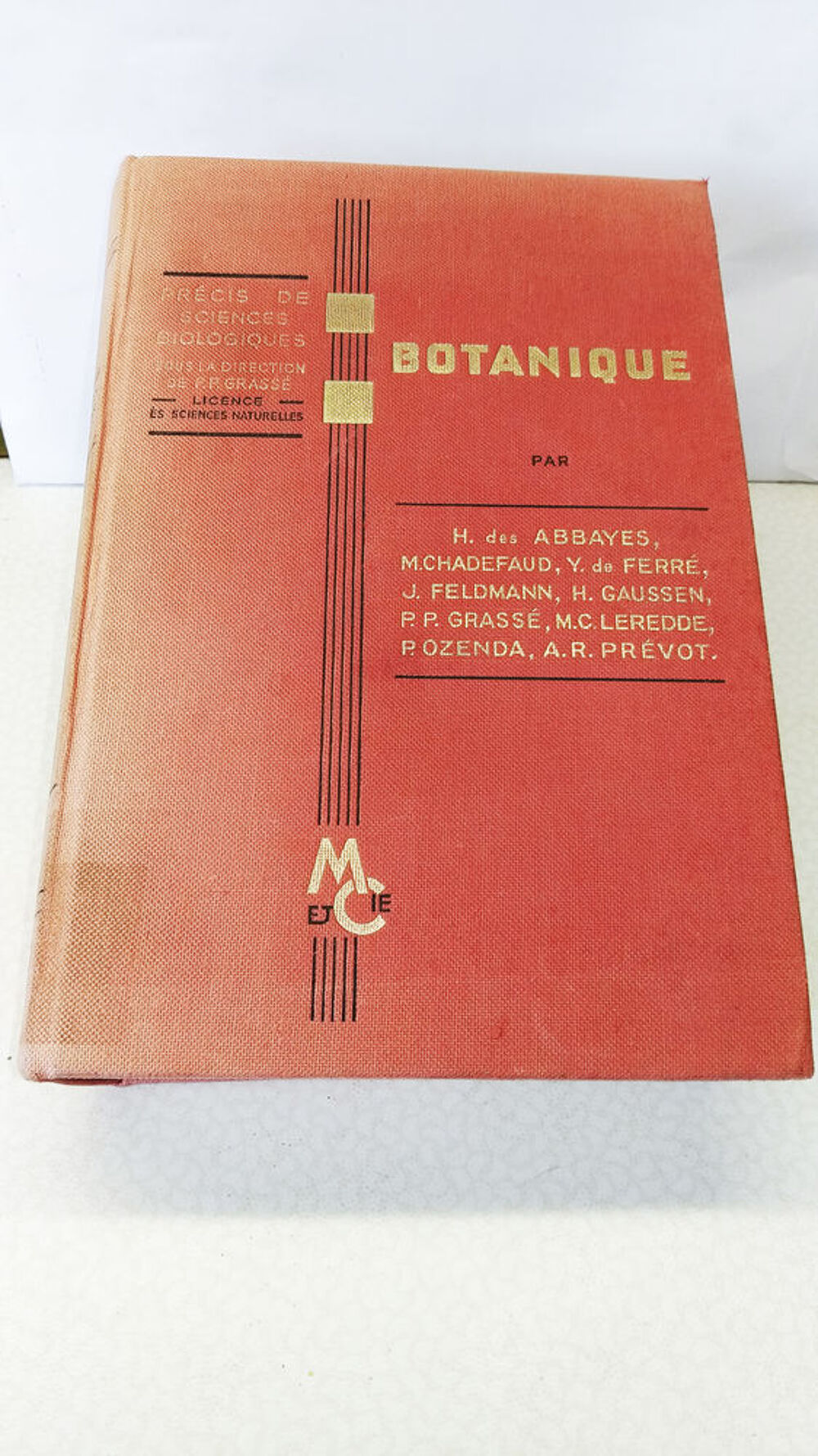 Botanique (Pr&eacute;cis de Sciences Biologiques)
Livres et BD