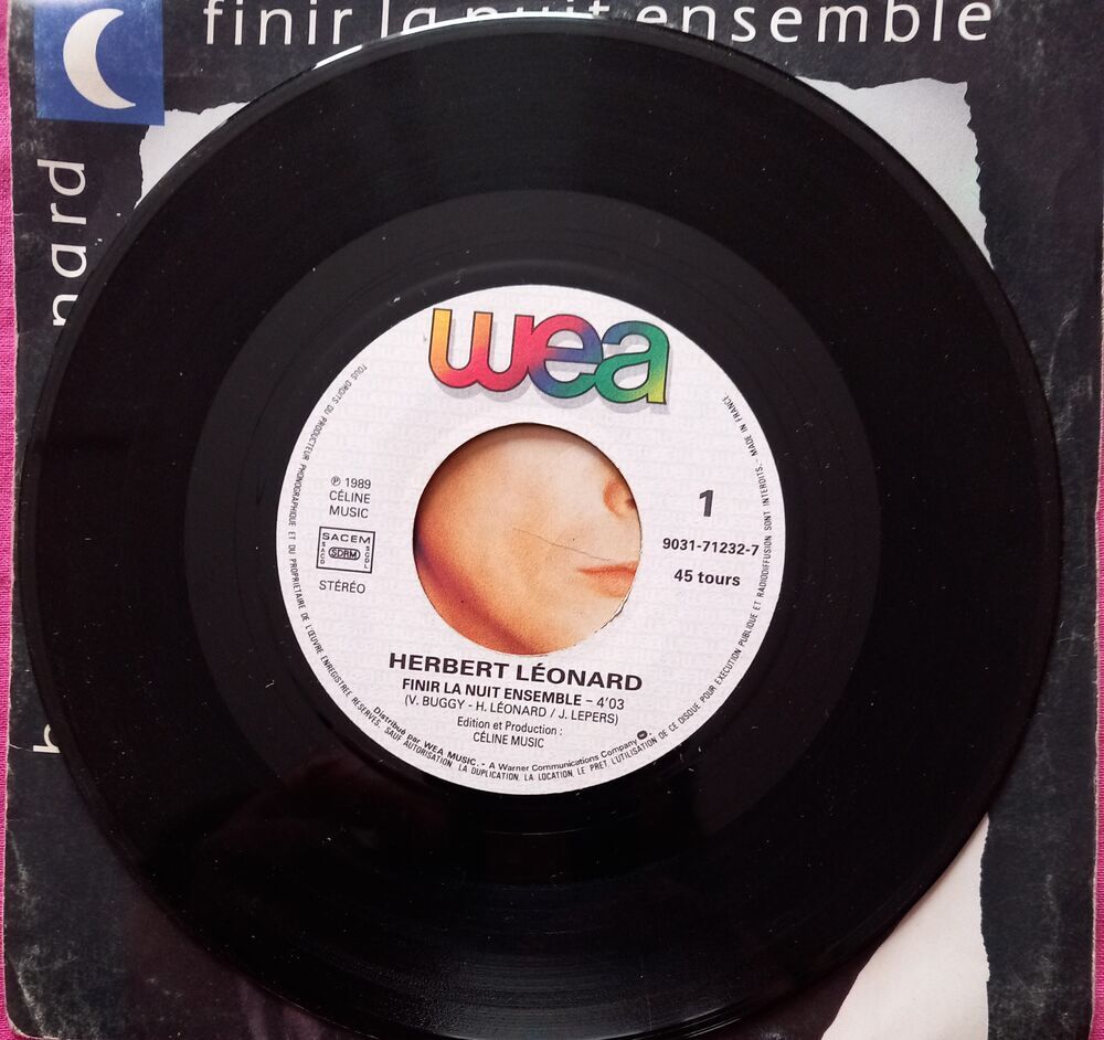 HERBERT LEONARD 5 X DISQUE VYNIL 45 TOURS CD et vinyles